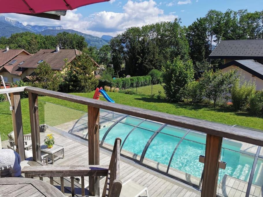 Maison Piscine Prive 10 Min Annecy, 30 Min Geneve, 45 Min Stations Villa Charvonnex Luaran gambar